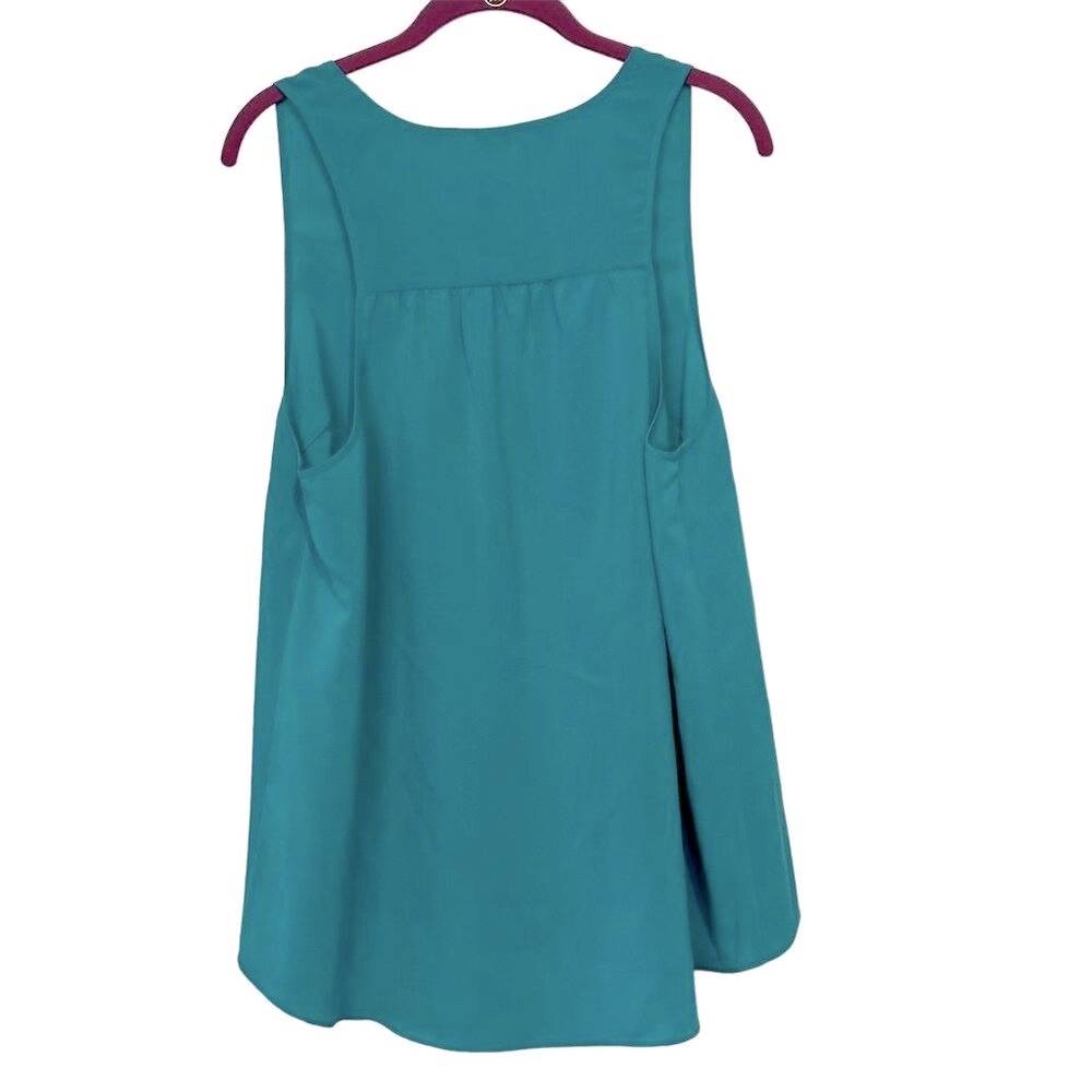 Current Affair Women's XL Blue Sleeveless Scoop Neck Tank Top - Picture 3 of 8